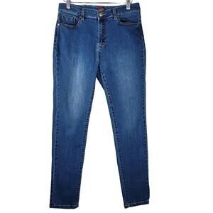 SGC Womens Jeans Size 6 Medium Wash Relaxed Hip Thigh Seat 27" Inseam 9" Rise